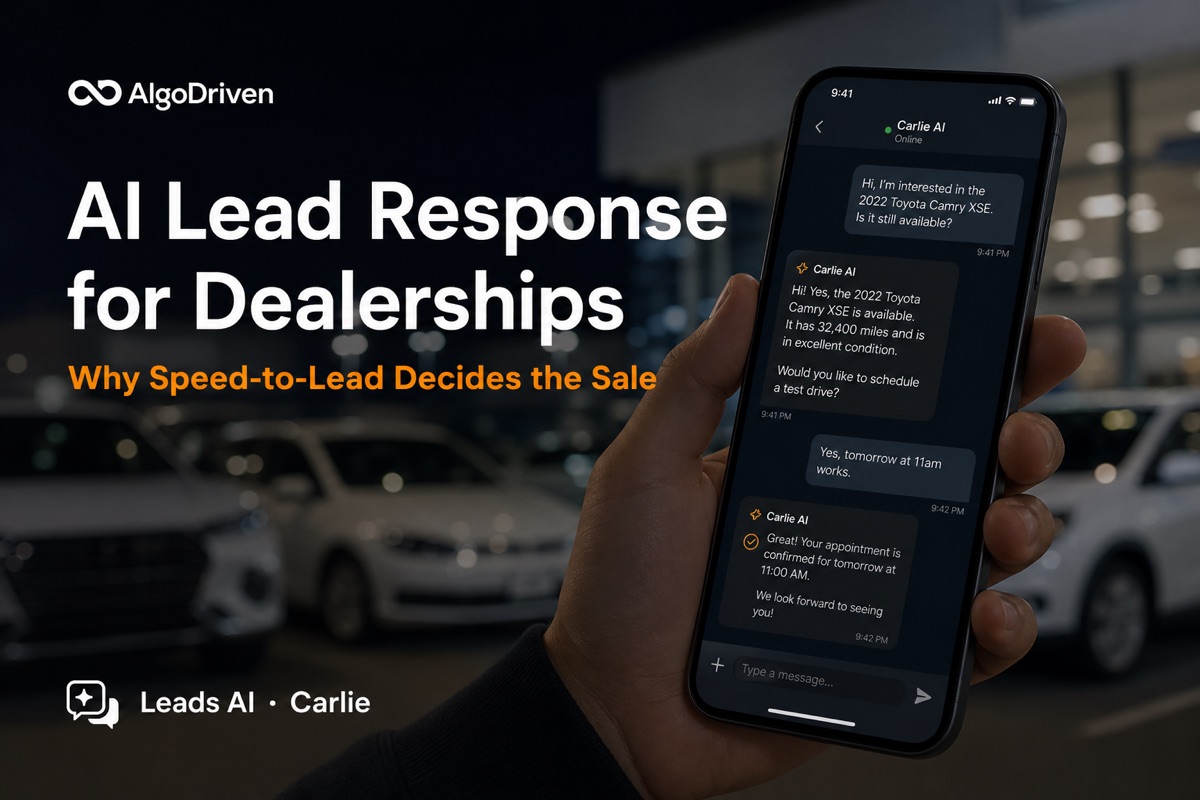 AI Lead Response for Dealerships: Why Speed-to-Lead Decides the Sale — cover image