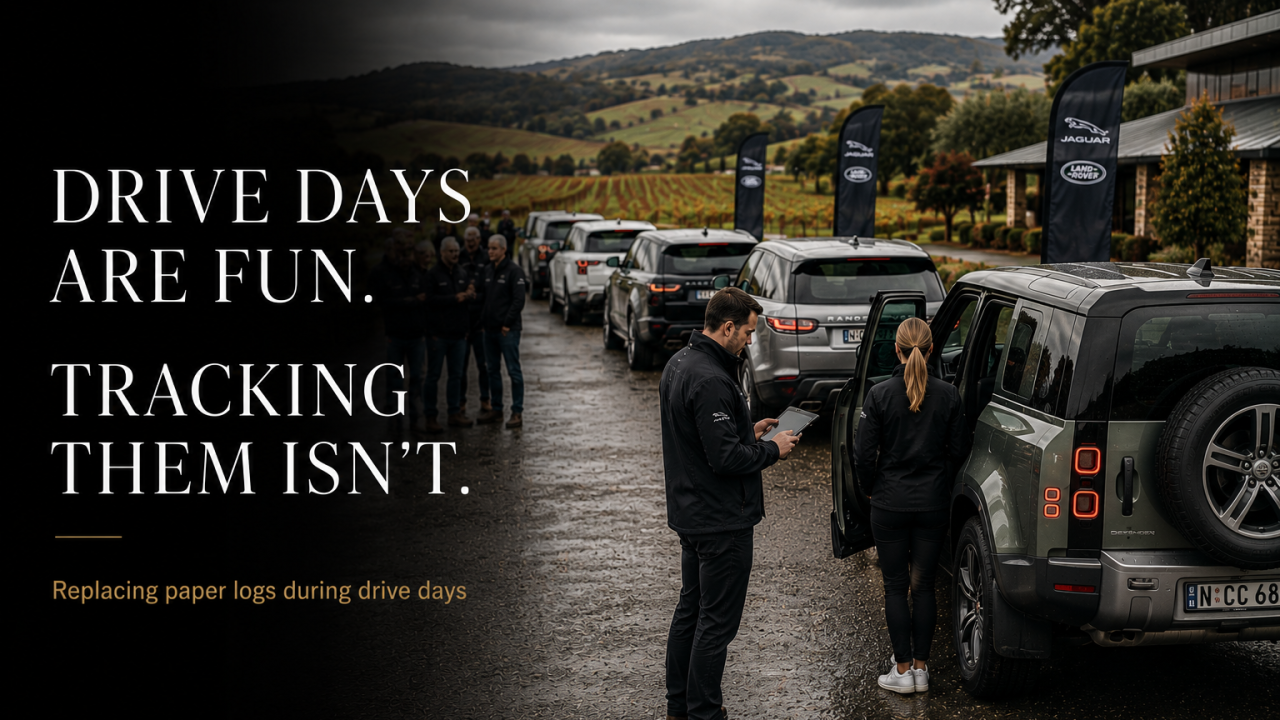 How JLR Australia is fixing driver tracking during drive days — cover image